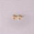 Brinco Semijoia Hipoalergênico Bolinha Lisa Happy Lyfe PP no Dourado - Imagem 4