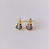 Brinco Semijoia Hipoalergênico Happy Lyfe Cristais Azul no Dourado - Imagem 2