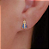 Brinco Semijoia Hipoalergênico Happy Lyfe Cristais Azul no Dourado - Imagem 5