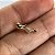 Brinco Semijoia Hipoalergênico Ear Cuff Coracoes de Zirconia Happy Lyfe Pq. Dourado com Cristal - Imagem 8
