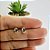 Brinco Semijoia Hipoalergênico Happy Lyfe Rodio Branco Morganita 4X6MM - Imagem 5