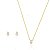 Conjunto Happy Lyfe Gota Zircônia Cristal Banhado a Ouro - Imagem 2