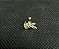 P0671 MICROBELL RODIO RETO 5 FOLHAS LADO DIRETO 6MM 1.2 DOURADO - Imagem 1