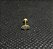 P0639 MICROBELL RODIO  RETO 1.2 8MM NAVETE DOURADO - Imagem 1