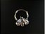 P0537 SEGMENTO AÇO ABELHA  C ZIRCONIA - Imagem 1