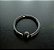 P0435 CAPTIVE PVD BLACK 8MM - Imagem 1