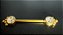P0427 MAMILO PVD GOLD INDIANO PUNH PIN 14MM - Imagem 1