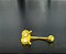 P0293 BANANA UMBIGO RÓDIO DOURADO CHATÃO ESTRELA - Imagem 1