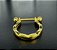 P0211 MICROBELL RETO PVD DOURADO DAITH  8MM - Imagem 1