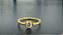 P0207 ARGOLA RODIO DOURADO DAITH PEDRA 2,5MM 8MM - Imagem 1