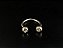 P0139 FERRADURA AÇO STRASS 8MM - Imagem 1