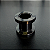 P0721  ALARGADOR AÇO PVD BLACK 6 MM - Imagem 1
