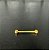 P0574 BARBELL TITANIO GOLD  22MM 1.6 - Imagem 1