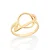 ANEL PLANETA SATURNO BANHADO A OURO 18K - Imagem 1