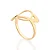 ANEL PLANETA SATURNO BANHADO A OURO 18K - Imagem 2