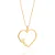 PINGENTE CORAÇÃO LOVE BANHADO A OURO 18K - TAM.ÚNICO 5426610000 - Imagem 2