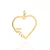 PINGENTE CORAÇÃO LOVE BANHADO A OURO 18K - TAM.ÚNICO 5426610000 - Imagem 1
