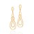Maxi brinco gotas banhado a ouro 18k - tam.único 5254390000 - Imagem 1