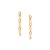 Brinco ear hook banhado a ouro 18k com zircônias - tam.único 5270770006 - Imagem 2