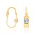 Brinco banhado a ouro 18k com cristais - tam.único 5224040006 - Imagem 1