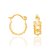 Brinco argola com luas e estrelas banhado a ouro 18k - tam.único 5233500000 - Imagem 2