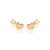 Brinco coração banhado a ouro 18k com zircônias - tam.único 5270630006 - Imagem 1