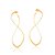 Brinco banhado a ouro 18k - tam.único 5238520000 - Imagem 2