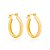Brinco argola banhado a ouro 18k - tam.único 5208070000 - Imagem 1