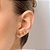 Kit brinco banhado a ouro 18k com cristais - tam.único 5271900038 - Imagem 3