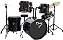 BATERIA ACÚSTICA 2T PR SP BLACK SPARKLE PRETA NY FIRST - Imagem 1