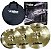 WALDMAN KIT PRATOS OSM 141620" HI-HAT14” CRASH16" RD20"+BAG - Imagem 2