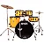 BATERIA ONIX NAGANO ONIX 20 COMPLETA YELLOW - Imagem 1