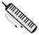 ESCALETA CONCERT M32 BK PRETO 32 TECLAS - Imagem 1