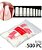 PACOTE DE TIPS CHINA CURVATURA C 500 UNIDADES - Imagem 1