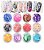 KIT COM 12 UNIDADES MADRE PÉROLA GRANDE ENCAPSULAMENTO DECORAÇÃO DE UNHAS. - Imagem 2