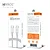 CABO PREMIUM WHITE BRAIDS 'C - C' - 1,2M - HREBOS - Imagem 1