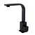 Torneira de Banheiro e Cozinha, Móvel para Bancada ou Cuba 1/4 de Voltas em Metal Preto - Imagem 2