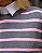 Blusa Listrada Fernanda - Cinza com Rosa - Imagem 2