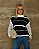 Blusa Canaã - Preta Listrada - Imagem 1