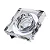 Spot de embutir vidro Shine Cromado e Transparente - Imagem 2