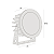 Projetor com canopla flat Ref. 3652-AB-S 30º Antiofuscante 16W 2700K BIV IP67 - Imagem 2