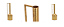 KIT VASO EM METAL - 18958,18959 - Imagem 1