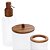 KIT EM VIDRO PARA BANHEIRO - 3 PCS - 19223 - Imagem 3