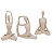 KIT ESCULTURA YOGA EM POLIRRESINA - 19432 - Imagem 2