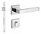 FECHADURA HATO 2 (INOX) (BROCA 55mm) - IMAB - Imagem 1