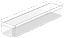 ORGANIZADOR DE GAVETAS CLEAR - 30x7,5x5,6cm - OGC400 - Imagem 1