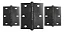 DOBRADIÇA C/ ROLAMENTO PARA PORTAS - KIT 3 PÇS - AÇO INOX - Imagem 3