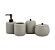 KIT PARA BANHEIRO EM CERAMICA - 4 PCS - 18411 - Imagem 1