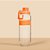 Garrafa Crystal em TRITAN 850ml Tangerina PACCO - Imagem 1