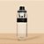 Garrafa Crystal em TRITAN 850ml Preta PACCO - Imagem 1